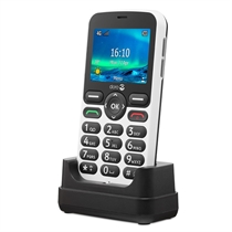 Doro 5861 4G mobiltelefon hvid ældrevenlig